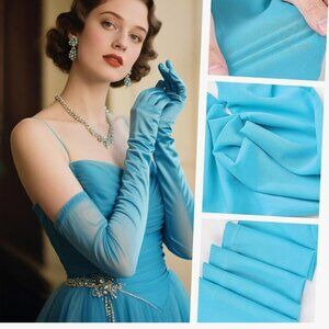 New - Women Long Gloves Opera Party